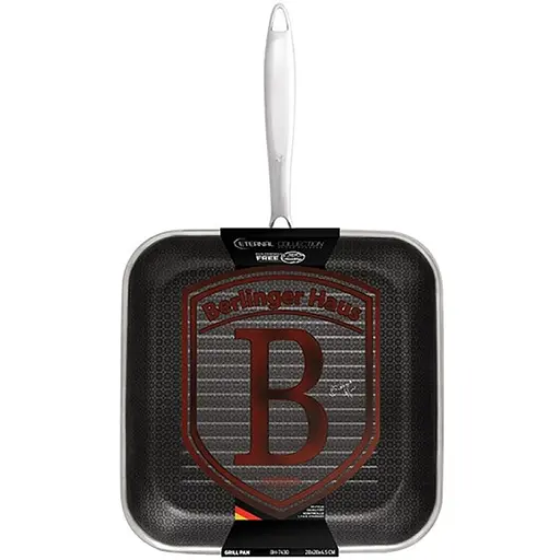 Сковорода-гриль Berlinger Haus Eternal Collection 28x28x4.5 см (BH 7430) - фото 2