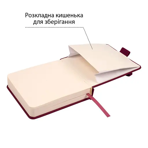 Скетчбук Santi для графіки 100 аркушів 12x12 см сливовий (743361) - фото 4