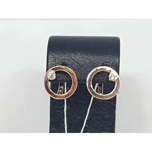 Золоті сережки Родинні коштовності з фіанітами. 1720570 - фото 3