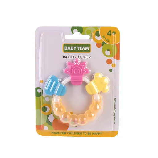 Дитяче брязкальце-прорізувач "Квіточка" 84108410 - фото 2