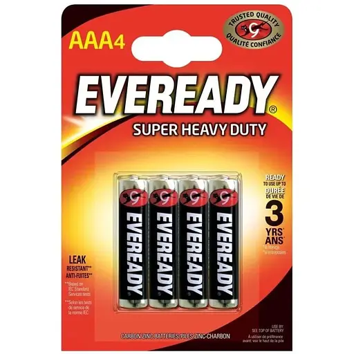 Батарейка Energizer Eweready AAA Heavy Duty 4 шт. - фото 1
