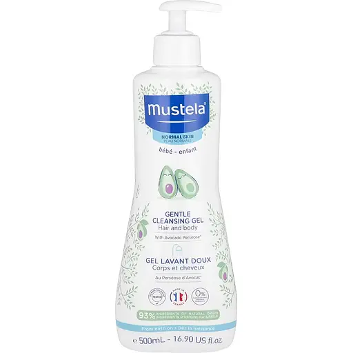 Ніжний очищуючий гель для голови та тіла Mustela Gentle Cleansing Gel 500 мл - фото 1