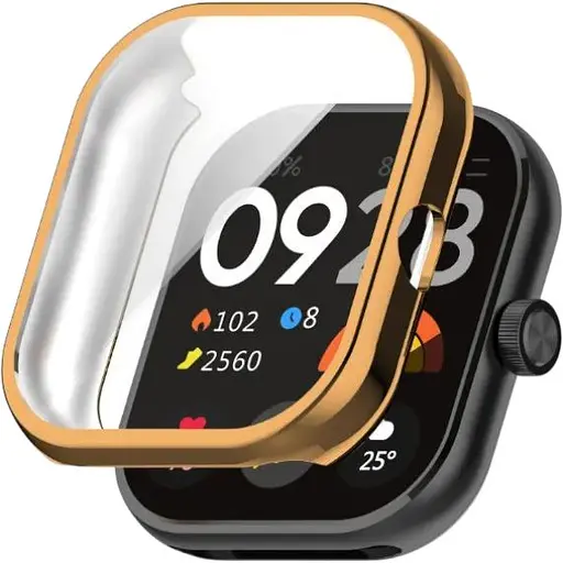 Чохол-накладка DK для Xiaomi Redmi Watch 4 Silicone Face Case (rose gold)