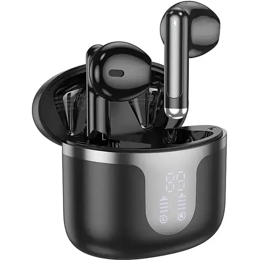 Навушники бездротові Hoco EQ7 Snowflake true wireless BT headset чорні
