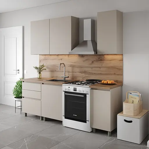 Кухня модульная MebelStar Нео 1,6 м Кашемир (MBS-1807) - фото 2