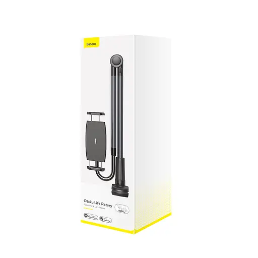 Тримач для мобiльного Baseus Otaku life rotary adjustment lazy holder Pro（Applicable for phone/ ipad) gray - фото 2