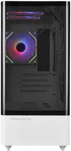 Корпус Prologix Lumi GM-01AW Glass ARGB White