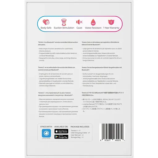 Вакуумний стимулятор Lovense Tenera 2 - фото 10