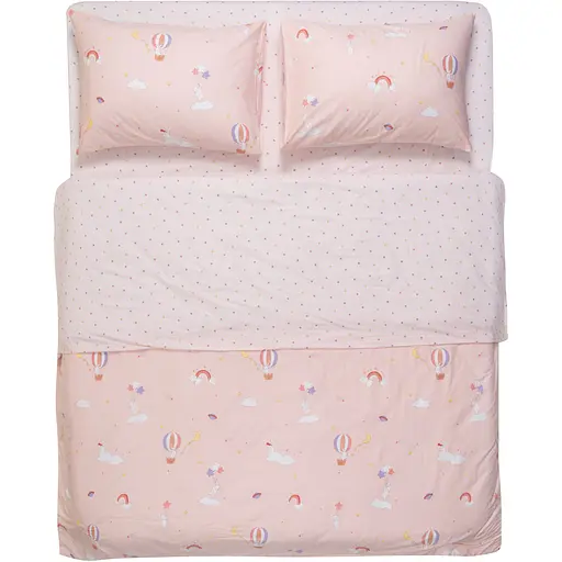 Набір постільної білизни 2,0сп Ardesto Gloria, 200х220см, 100% бавовна, сатин, радість, рожевий (ART2022RP) - фото 1