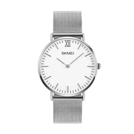 Женские ультратонкие часы Skmei 1182 Cruize Серебристый