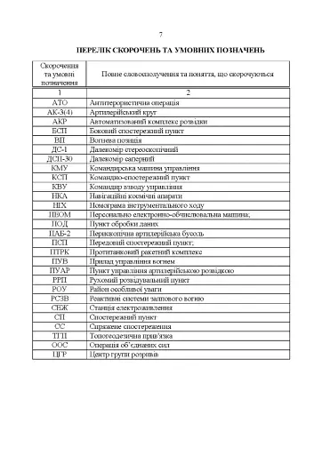 Керівництво з бойової роботи підрозділів оптичної та оптико-електронної розвідки ракетних військ і артилерії Збройних Сил України - фото 6