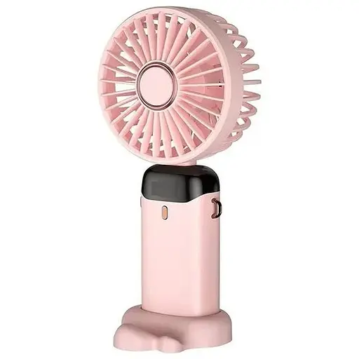 Портативный вентилятор SAPI N15 с регулировкой скорости Pink