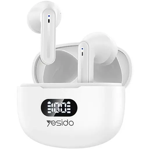 Бездротові Bluetooth навушники Yesido TWS19 білий