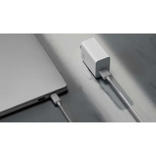 Сетевое зарядное устройство Xiaomi Mi 55W GaN White (MDY-12-EQ) [126899] - фото 5