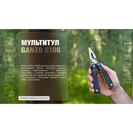 Мультитул Multi Tool Ganzo G106 - фото 15