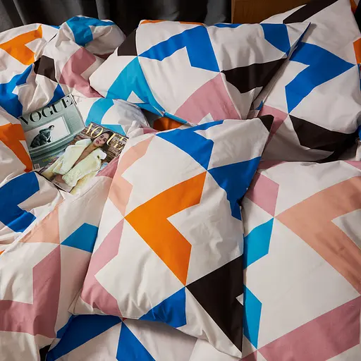 Комплект постельного белья Moon&Star Бязь Gold Люкс Color Clash Семейный 160х220х2 наволочки 4х50х70 - фото 7