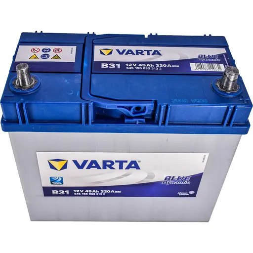 Акумулятор автомобільний Varta Blue Dynamic 45Аh без нижн. бурта (545155033) - фото 2