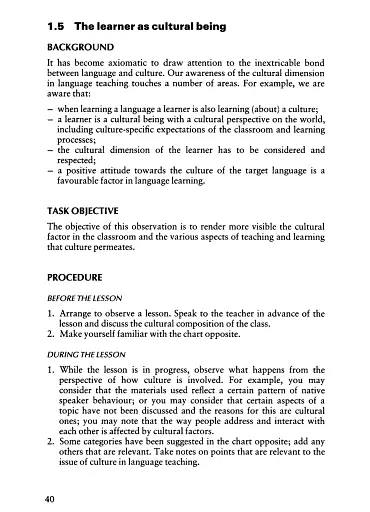 Classroom Observation Tasks. A Resource Book for Language Teachers and Trainers - фото 15