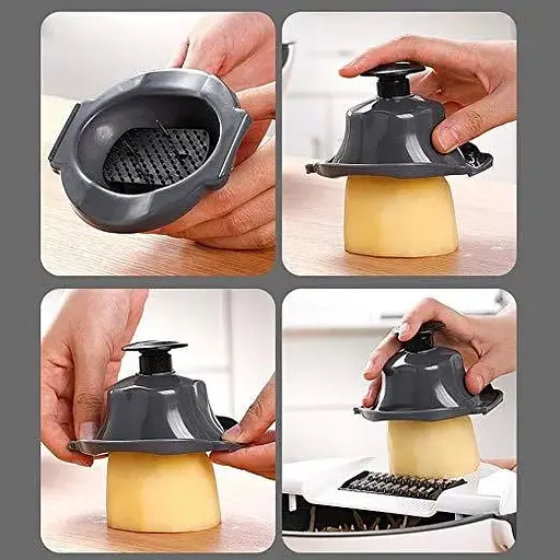 Універсальна овочерізка з друшляком тертка шаткування подрібнювач Vegetable cutter VC2 - фото 3