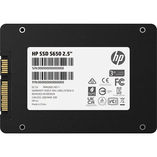 SSD накопичувач HP S650 1.92TB (345N1AA) [142847] - фото 6