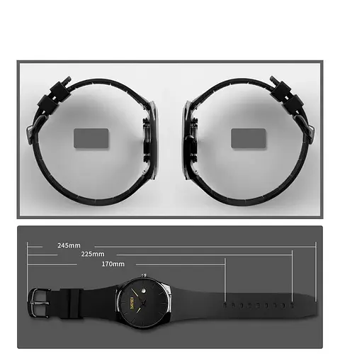 Наручний кварцовий годинник Skmei 1509 Чорний - фото 10