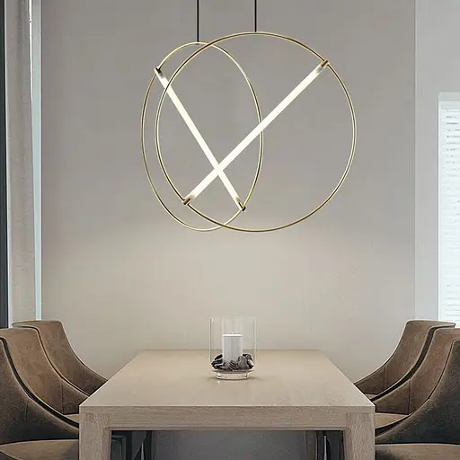 Світильник підвісне коло d60 см | Line F | Арт. MD8001-600 - фото 3