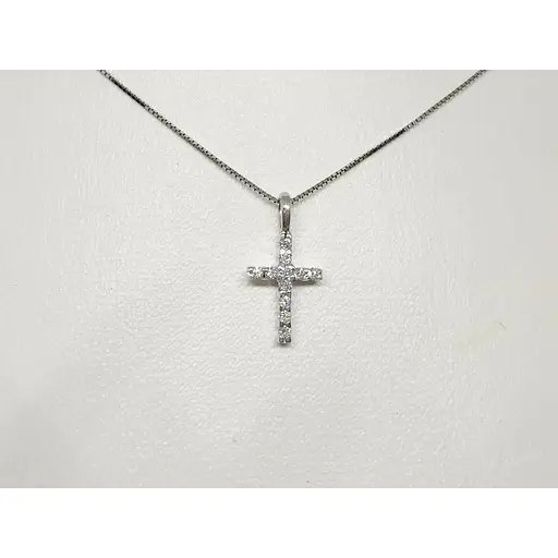 Золоте кольє ЮЗ "Багет" з діамантами. 85070/1 45 - фото 2