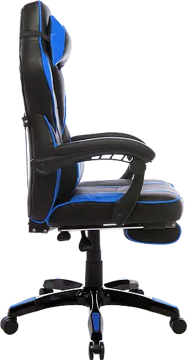 Геймерское кресло GT Racer черное с синим (X-2749-1 Black/Blue) - фото 4