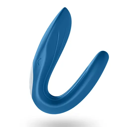 Вібратор Satisfyer Partner Whale 8.7 см синій - фото 2