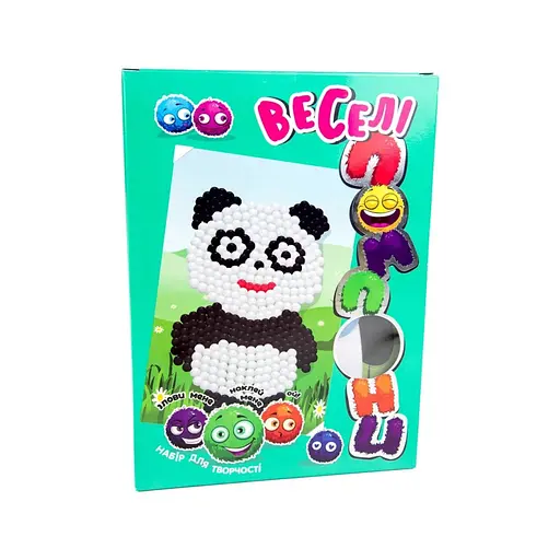 Набор для творчества "Панда" Strateg 30990 веселые помпоны - фото 2