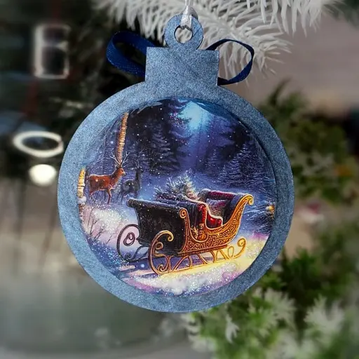 Творческий набор для создания 3-х елочных украшений "Fairytale Christmas" FDCKW-051 - фото 5