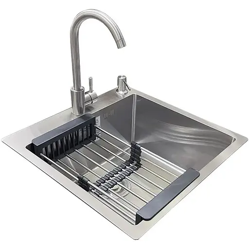 Комплект мойка + смеситель Romzha Arta U-450S (A) - фото 3