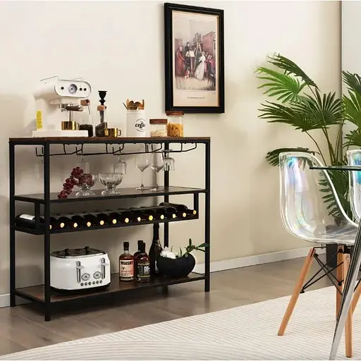 Стіл для кухні Costway Alfred фуршетний в стилі Loft - фото 6