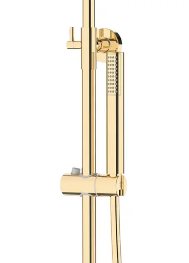 Душова система Corsan Lugo gold із термостатом CMN01TGL, Золотий - фото 7