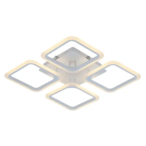 Люстра светодиодная акриловая потолочная 6110-4 WT 74W