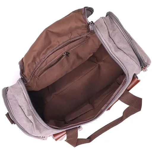 Дорожная сумка из качественного текстиля емкостная Vintage 50х25х22 см 000221896 - фото 3