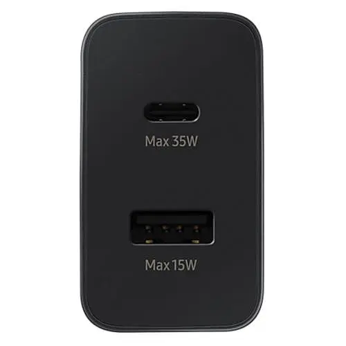Зарядний пристрій Samsung 35W PD Power Adapter Duo Black (EP-TA220NBEGRU) - фото 4