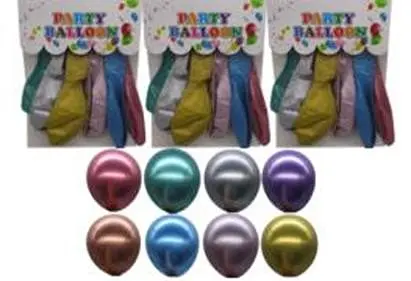 Набір латексних куль, 8 шт., 30 см, металік (В асортименті) 1211-2 - фото 2