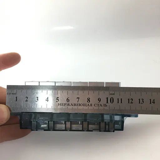 Блок управления 6-ти клавишный с прямоугольными кнопками для кухонной вытяжки - фото 7