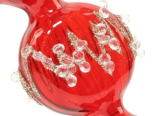 Елочное украшение "Конфета" 8*4*2 см, красный, YQ1401207 - фото 2