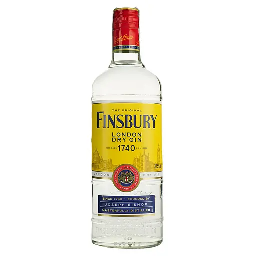 Джин Finsbury London Dry Gin, 37,5%, 0,7 л - фото 2