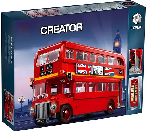 Конструктор Technic Creator Лондонський автобус на 1686 деталей (LP71045-10258) - фото 5