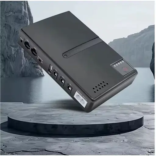 ИБП UPS DC1018L POE под заменные АКБ 18650 4 шт. дизайн 2 Black - фото 11