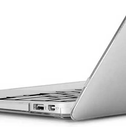 Чехол MacBook Air 11.6 hardshell case на внешний корпус прозрачный - фото 4