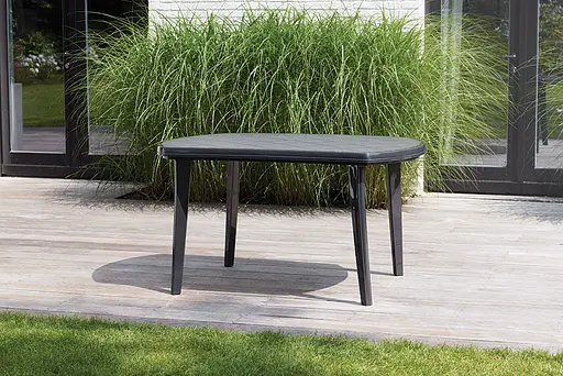 Стіл для саду пластиковий Keter Elise сірий - фото 3