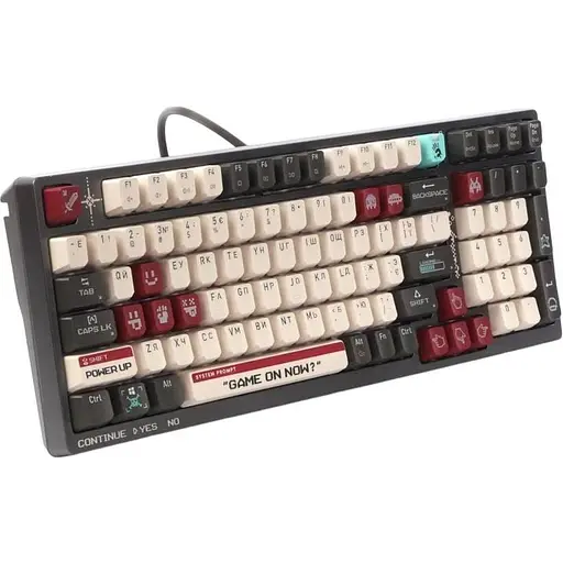 Клавіатура Bloody A4Tech S98 USB (Pixels Red) Gray White (S98 (Pixels Red)) - фото 3