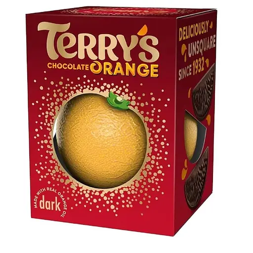 Шоколадний апельсин Terry's Chocolate Orange Dark 145 г 