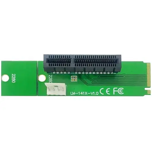 Переходник-райзер M.2/NGFF to PCIE 4X (LM-141X-V1.0) Б/У - фото 1
