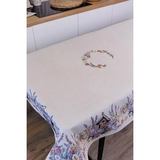 Скатерть Прованс Лавандовый сад 135х140 см (44168) - фото 3