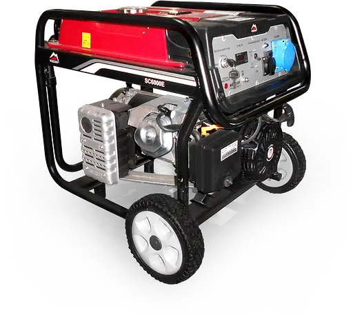 Генераторная установка SC6000E-II 1ф 5,0кВт, эл.старт, бак-25л, колеса
